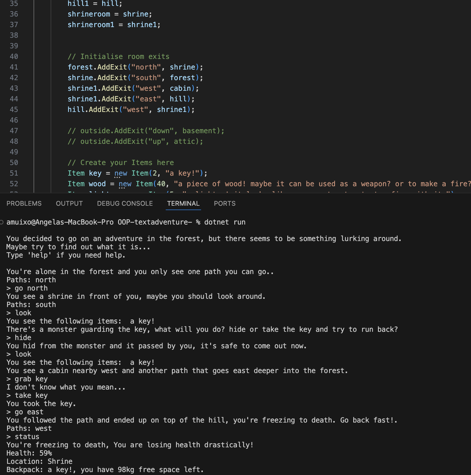 OOP Game Project